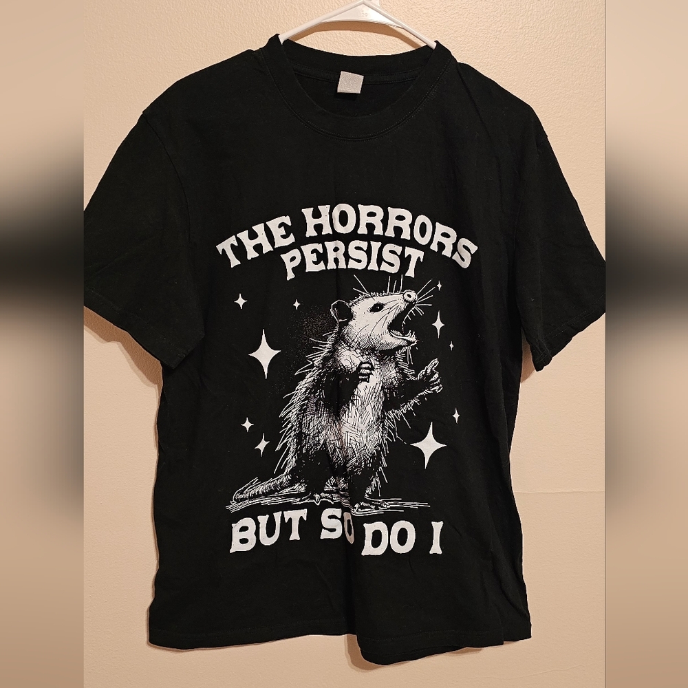 Size L Possom T- Shirt Black
